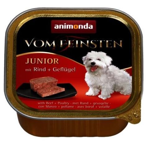 Animonda Vom Feinsten Junior - Cibo umido per cuccioli con manzo e pollame 150g