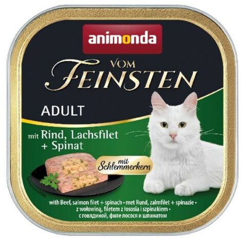 Animonda Vom Feinsten - Manzo, Salmone e Spinaci per Gatti (100g)