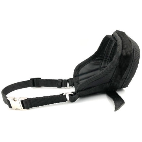 Animood Muselière Nylon Souple avec Attache Métal - Taille Unique - Dimensions : Longueur Museau 10 cm, Longueur Tête 30 cm - Ajustable - Couleurs Variables