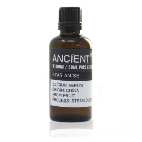 Anis Chine Étoile (Anis Étoilé) 50ml Huile Essentielle- Vendu par 1