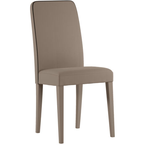 Anita Chaise en éco-cuir beige 2 pcs