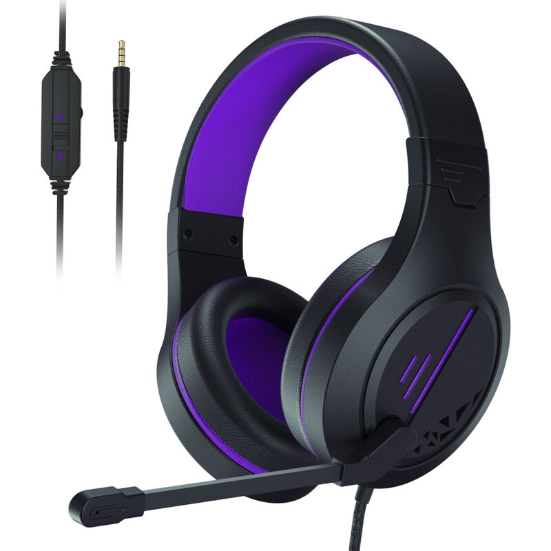 

Anivia MH601 Auriculares para juegos para PC, portatil, con cancelacion de ruido, auriculares con microfono, conector de 3,5 mm, auriculares con