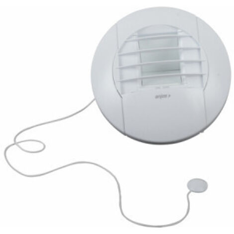 Anjos Ventilation – Bouche d'extraction hygro-réglable Ø125mm – Débit 10/40/90m³/h – Commande à cordon – Pour appartement T1-T2