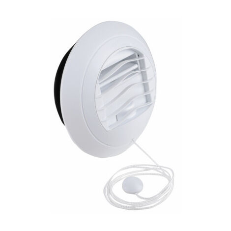 Anjos Ventilation – Bouche VMC autoréglable 2255 – Débit double 45/135 m³/h – Manchette Ø 125 mm pour installation simple – Compatible appartements T5