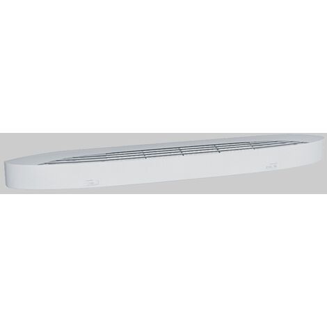 Anjos Ventilation – Entrée d'air autoréglable ISOLA 2 45 – Débit 45 m³/h – Longueur 422 mm – Fente double 2 x 160 x 12 mm – Niveau acoustique 37 dB
