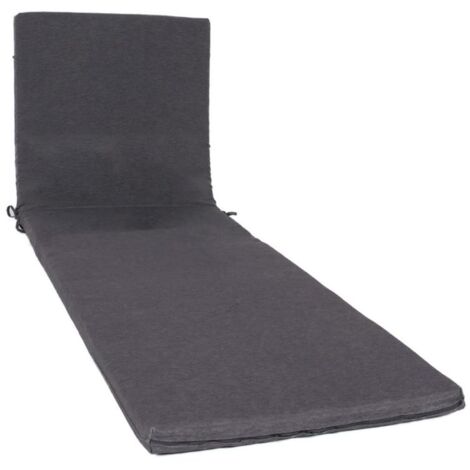 ANJOSA cojin cama 185x55x4,5 cm gris , Cojín cama desenfundable Beige 185 x 55 x 4,5 cmFabricado en material resistenteApto para exteriores.