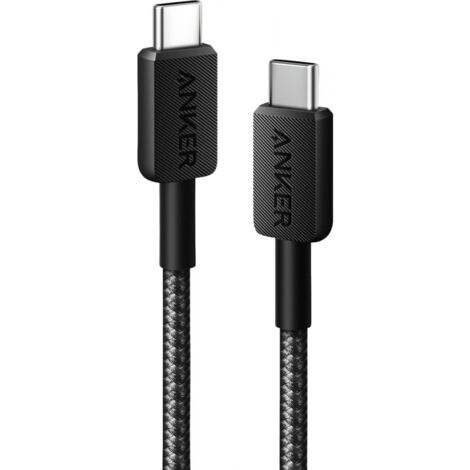 Anker 322 USB-C to USB-C Cable, 0,9m Black