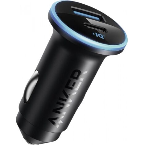 Anker 323 Car Charger, 2 Ports, 52.5W Black