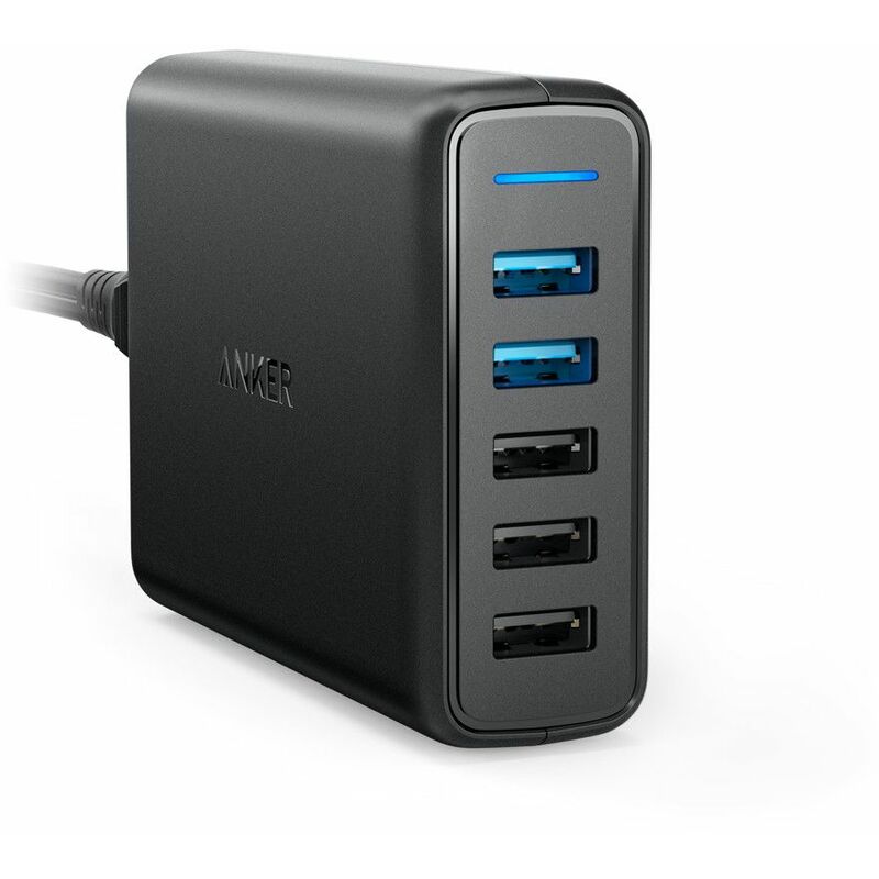 Anker - PowerPort Speed 5 Noir Intérieure
