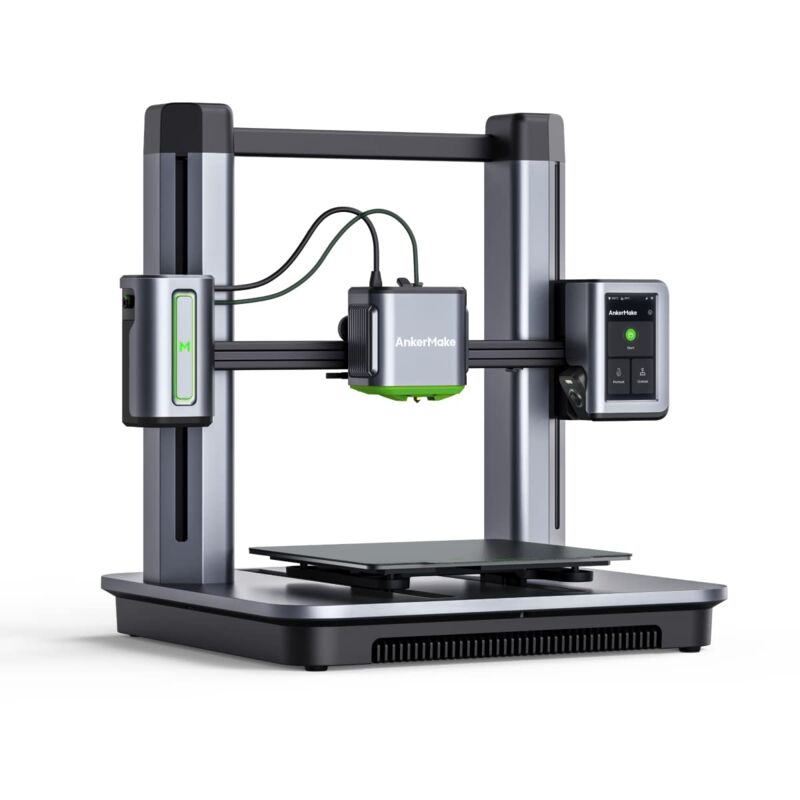 Image of Stampante 3D Ankermake M5, stampante 3D fdm, 5 volte più veloce ed extra intelligente, riduzione dei tempi di stampa del 70%, dettagli uniformi di
