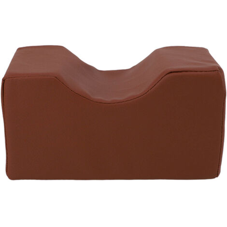 Ankle Pillow Foot Elevator Sponge Breathable Anti Bedsore Cushion Leg Rest Elevating Pad for Elderly Patient Injury Relieve Brown