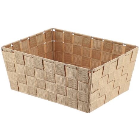 Ankleidekorb aus polyester l19,5xp25xh10,5 cm - beige - Tendance
