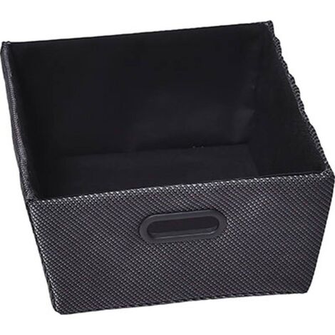 Ankleidekorb polyester h15xl32,5xp40cm - schwarz - Tendance