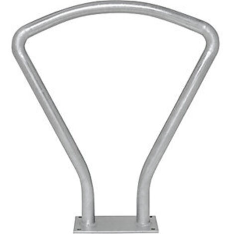 Anlehnbügel GIRO - Standpfosten 70 x 70 mm - feuerverzinkt, zum Aufdübeln
