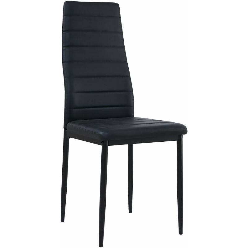 Lot de 2 Chaises Modernes en PVC pour Salle à Manger ou Cuisine