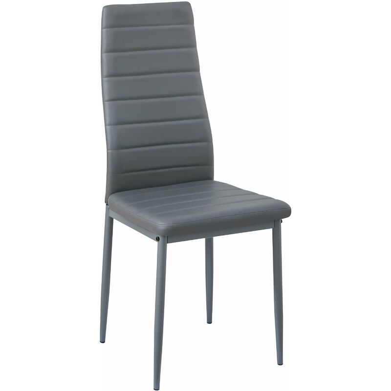 Eggree - Lot de 2 Chaises de Salle à Manger en pvc Chaise de Cuisine Moderne Chaises-Girs