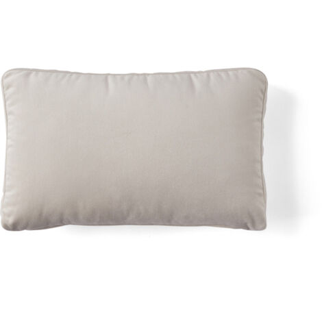 Anna - coussin - en velours - 30x50 cm - beige
