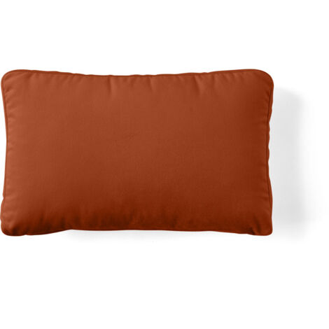 Anna - coussin - en velours - 30x50 cm - rouille