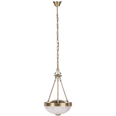 Annabella lampada a sospensione vetro bronzo metallo Ø32cm H: 51cm