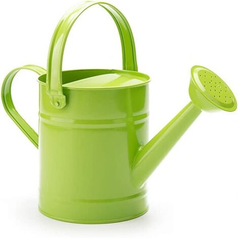 Annaffiatoio in ferro - 1,5 l - Annaffiatoio da giardinaggio in metallo multicolore con O-ring - Annaffiatoio per piccole piante - Strumento per doccia da giardino per esterni