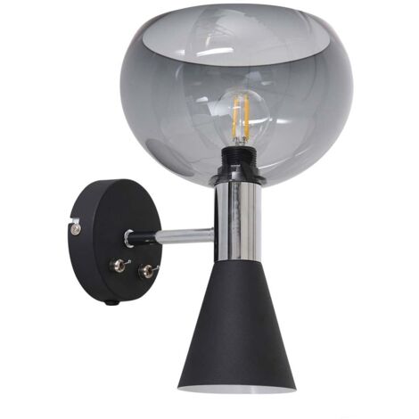 Anne Lighting - applique murale - Fastlåst - noir - plastique