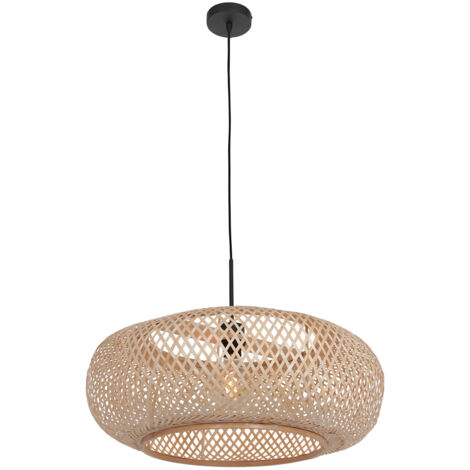 Anne Lighting - hängeleuchte - Maze - natürlich - bambus holz - Ø