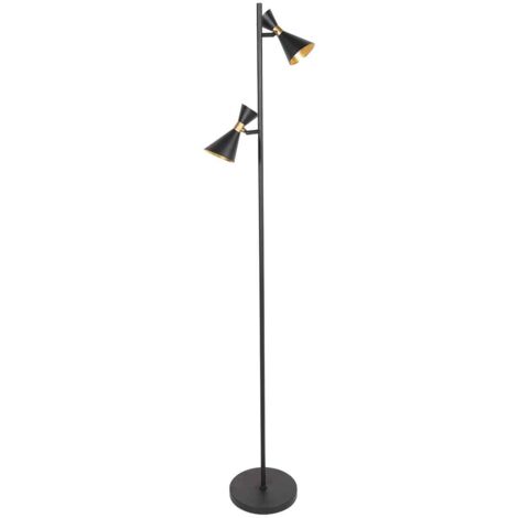 Anne Lighting - lampadaire - Preto - noir - métal - Ø 23cm - GU10