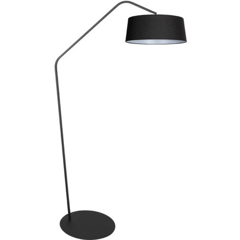 Anne Lighting - lampadaire - ZigZag - noir - métal - lampe arquée