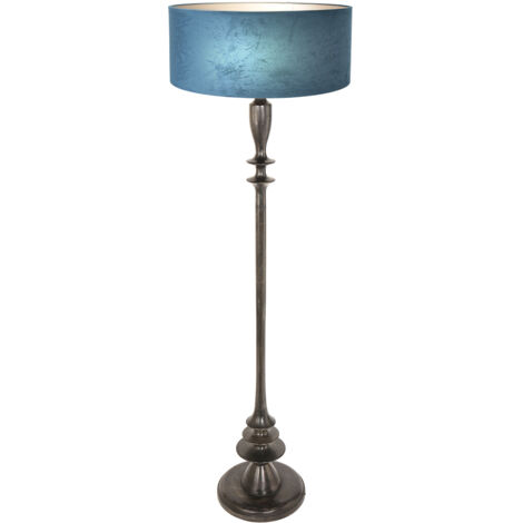Anne Lighting - lámpara de pie - Bois - negro - madera velours