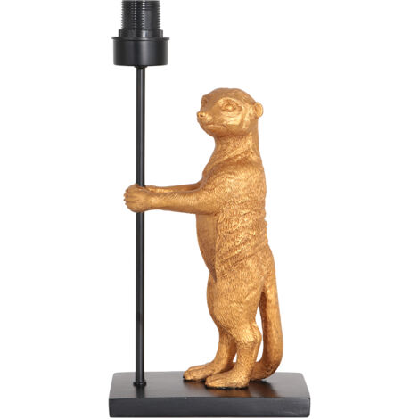Anne Lighting - lampe de table - Animaux - noir - plastique métal