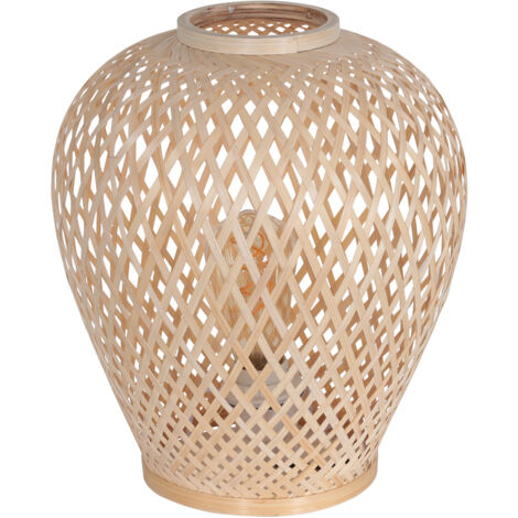 Anne Lighting - lampe de table - Maze - naturel - bambou métal -