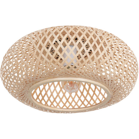Anne Lighting - plafoniera - Maze - naturale - bambù metallo - Ø