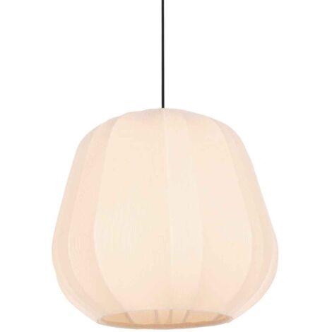 Anne Lighting - suspension - Sable - beige crème - tissu - Ø 28cm