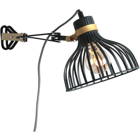 Anne Lighting - wandleuchte - Dunbar - schwarz - metall -