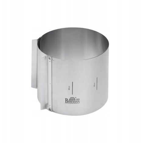 ANNEAU À GÂTEAU RÉGLABLE MOULE À CUISSON FACILE BIRKMANN 18-30CM