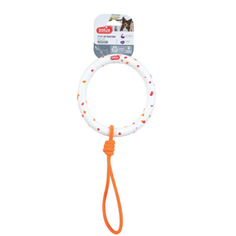 Anneau avec corde  flottant 18 cm en ETPU, Jouet pour chien - zolux