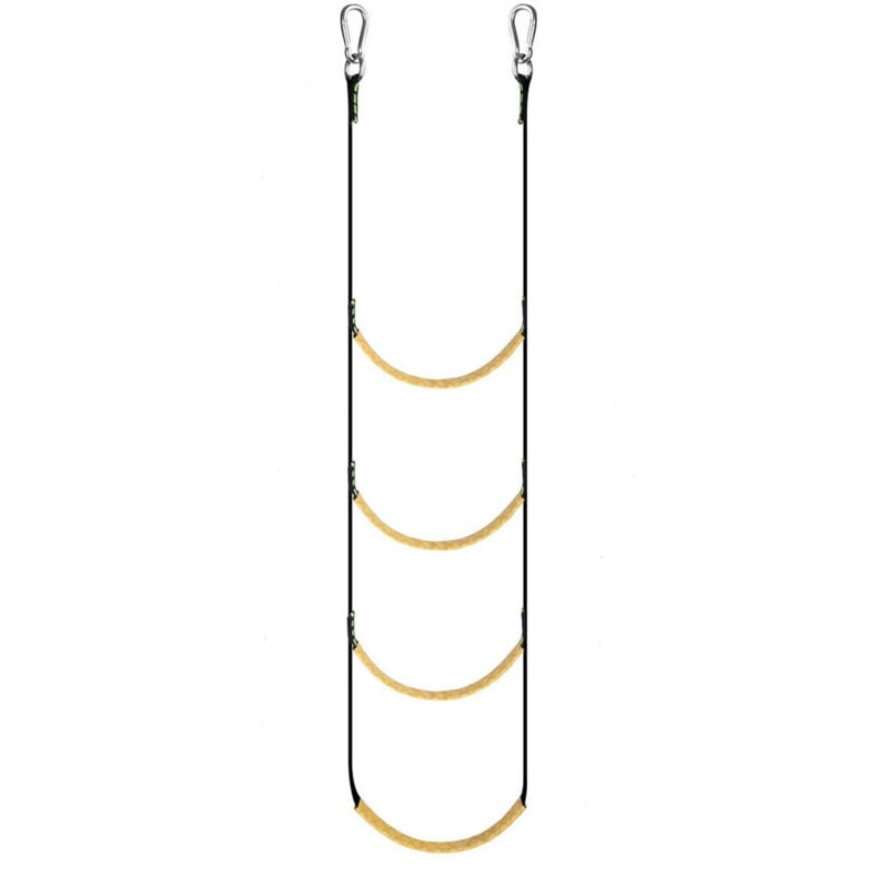 Shining House - Anneau d'aide à l'escalade en 4 étapes, échelle de corde, sauvetage en escalade