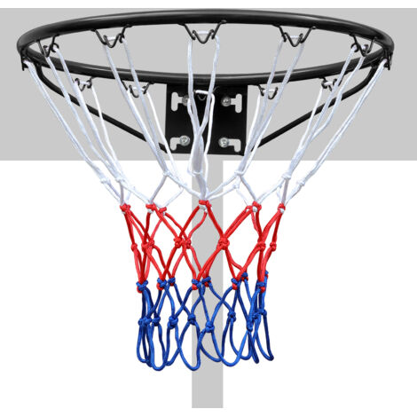 Anneau de Basketball,avec Filet ,Fixation Murale pour Adultes et Enfants,Noir