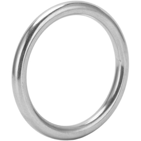 Anneau de bateau en acier inoxydable, diamètre fil 8mm, pour navigation et plongée - 8x70mm