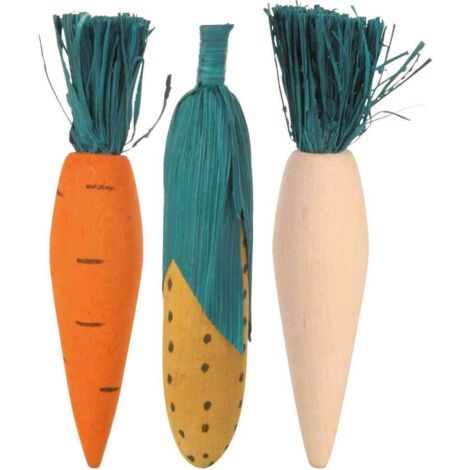 Anneau de dentition en bois Trixie 3 légumes