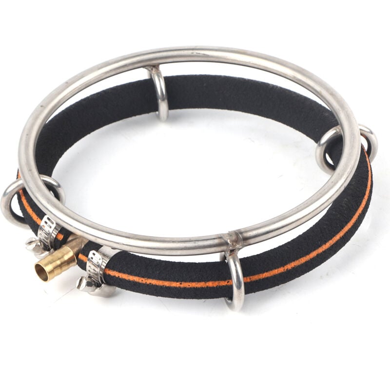 Eosnow - Anneau de diffuseur de bulles d'air rond pour Aquarium, barboteur d'oxygénation pour étang à poissons (diamètre unique 15cm)