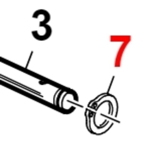 Anneau de guidage E16 pour service intensif UNI7436 ORIGINAL GIANNI FERRARI 00.03.10.0016