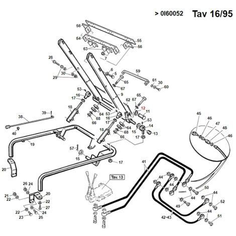 Anneau de guidage pour service intensif UNI7436 TURBOGRASS ORIGINAL GIANNI FERRARI 00.03.10.0020