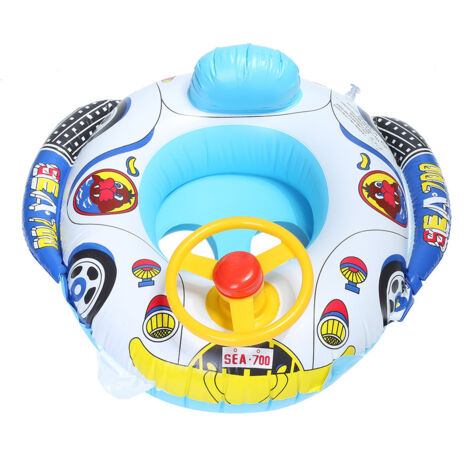 Anneau de natation flottant pour bébé, siège bateau gonflable mignon pour piscine, enfants
