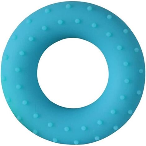 Anneau de préhension en silicone pour point d'appui, anneau de relaxation musculaire, anneau en O pour la rééducation des doigts et des mains, bleu