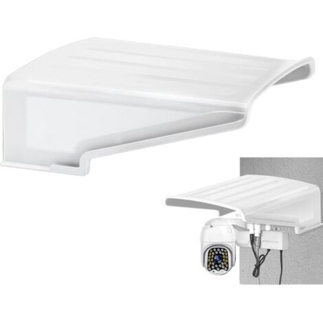 Anneau de protection pour caméra de surveillance Protection solaire pour caméra de surveillance Couverture de sécurité, support mural, protection de caméra extérieure, toit de protection