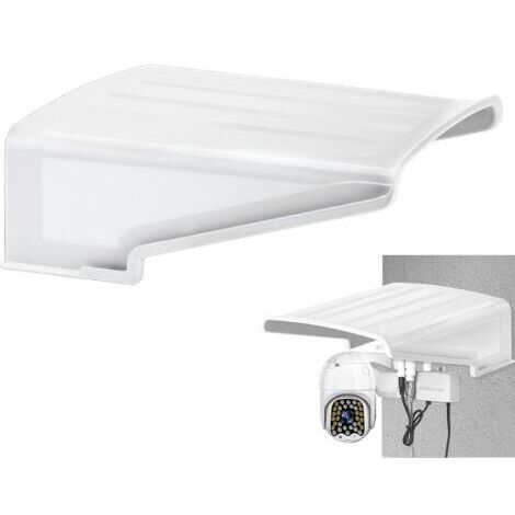 Anneau de protection pour caméra de surveillance Protection solaire pour caméra de surveillance Couverture de sécurité, support mural, protection de caméra extérieure, toit de protection