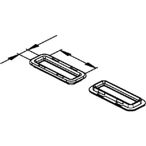 Anneau de protection pr câble Niedax 20 x 65 mm, 20 pièces