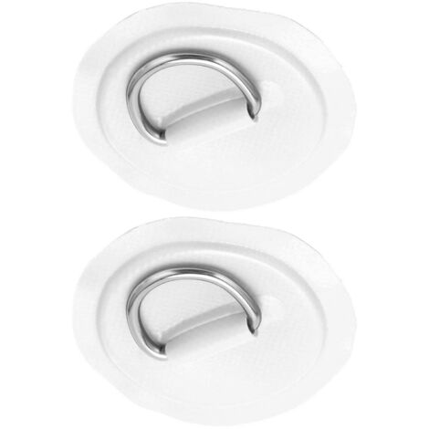 Anneau de renfort en PVC pour bateau gonflable, canoë, kayak et planche de surf - Pièce de réparation blanche