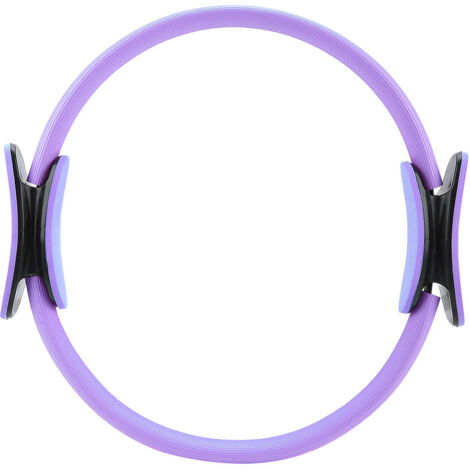 Anneau de Résistance Pilates Double Prise pour Cuisses et Jambes - 4 Couleurs, Fitness Violet